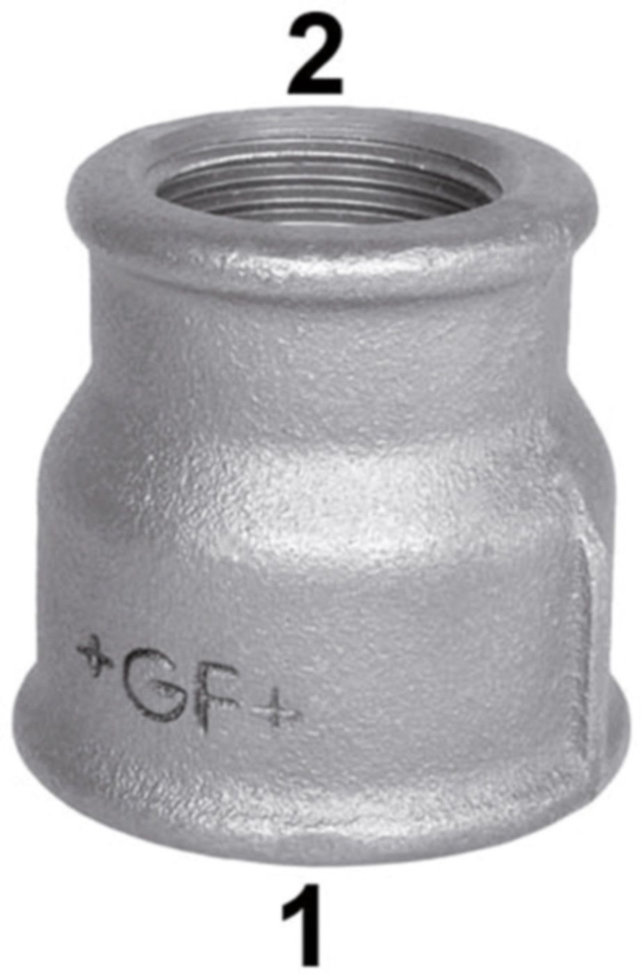 Muffe reduziert +GF+ 240 schwarz