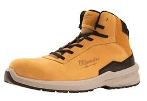 Sicherheits-Schnürstiefel braun - Milwaukee, FLEXTRED S3S, Leder