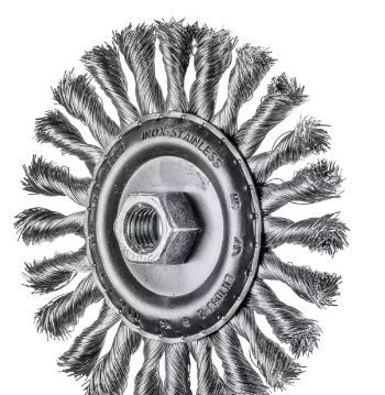 Rundbürste POS RBG 12512 Pferd - CT 0.50 Inox, M14