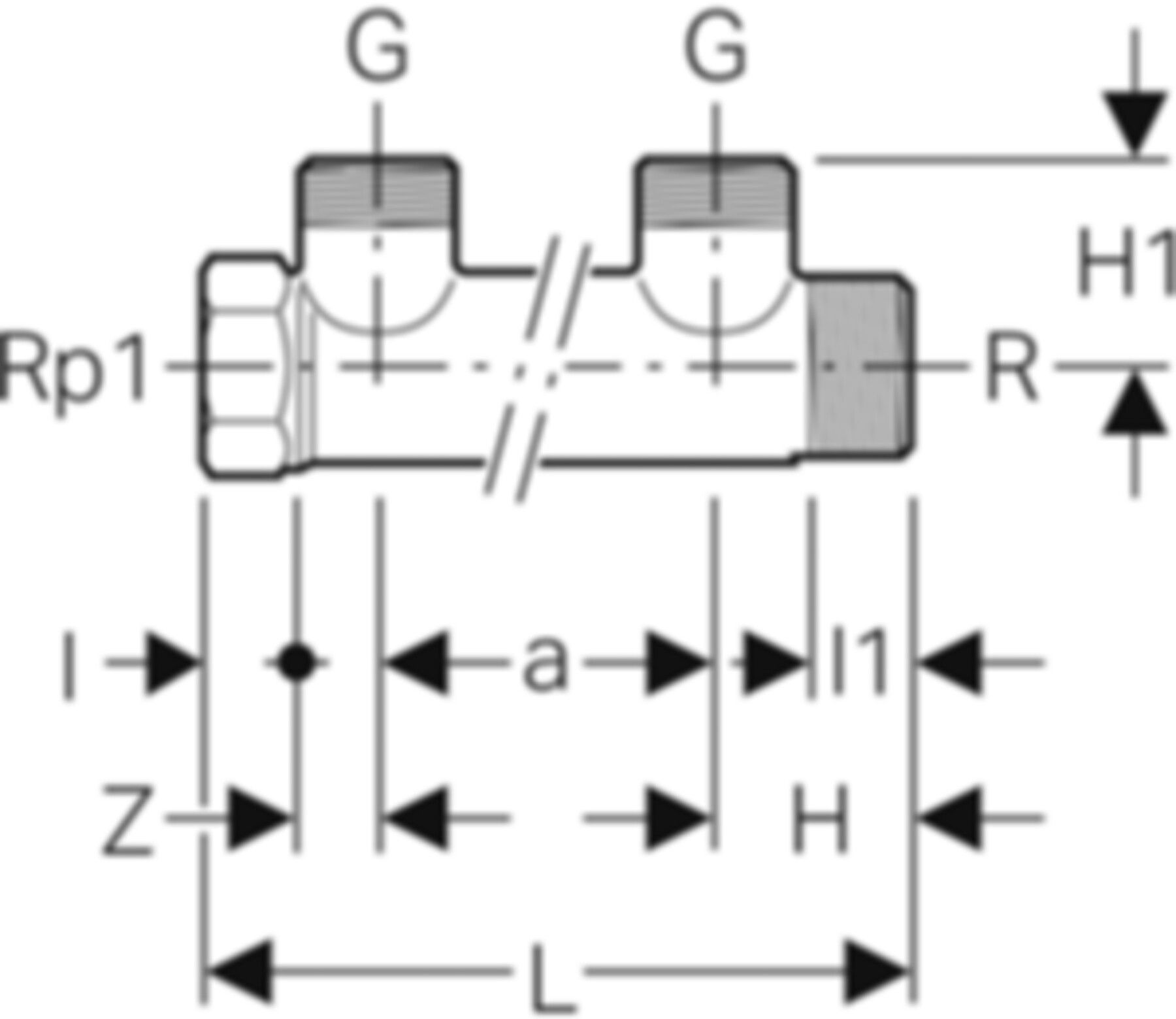 Mepla Verteiler dreifach