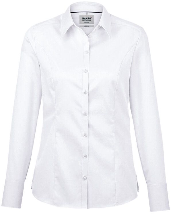 Women-Bluse klassisch langärmelig aus - 100 % Baumwolle, 120 g /m²