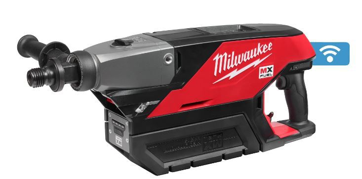 MX FUEL 150 mm Akku-Diamantkernbohrgerät - Milwaukee "MXF DCD150-302C KIT",2x3.0Ah