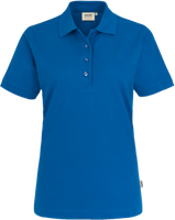 Damen-Poloshirt Perf. Gr. 2XL, royalblau - 50% Baumwolle, 50% Polyester, 200 g/m²