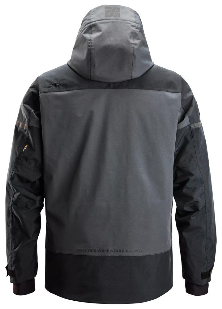 Winterjacke AllroundWork - Snickers, grau/grau, wasserdicht