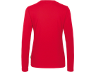 Damen-Longsleeve Classic Gr. M, rot - 100% Baumwolle, 160 g/m²