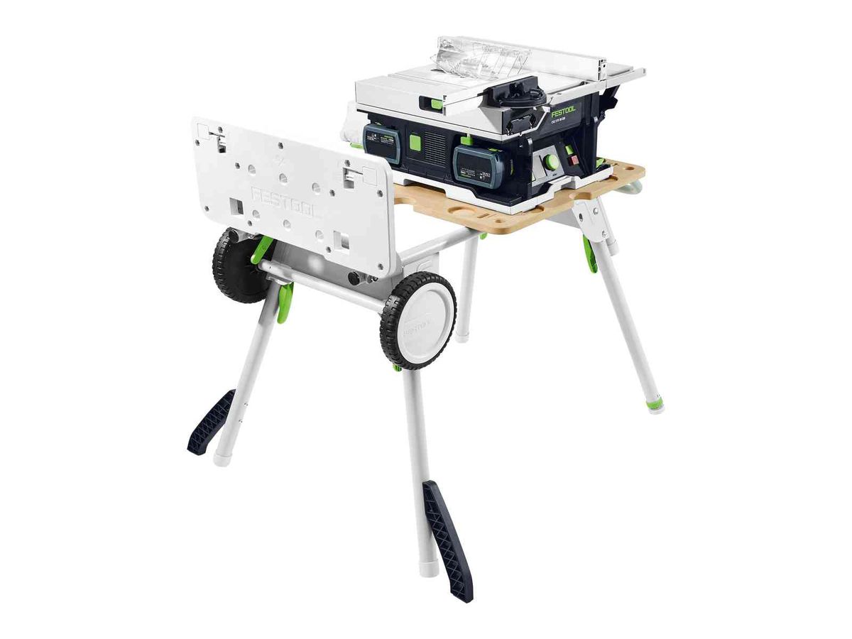 Akku-Tischkreissäge CSC SYS 50 EBI-Set - Festool, mit Akku 2 x 5 Ah.&Untergestell