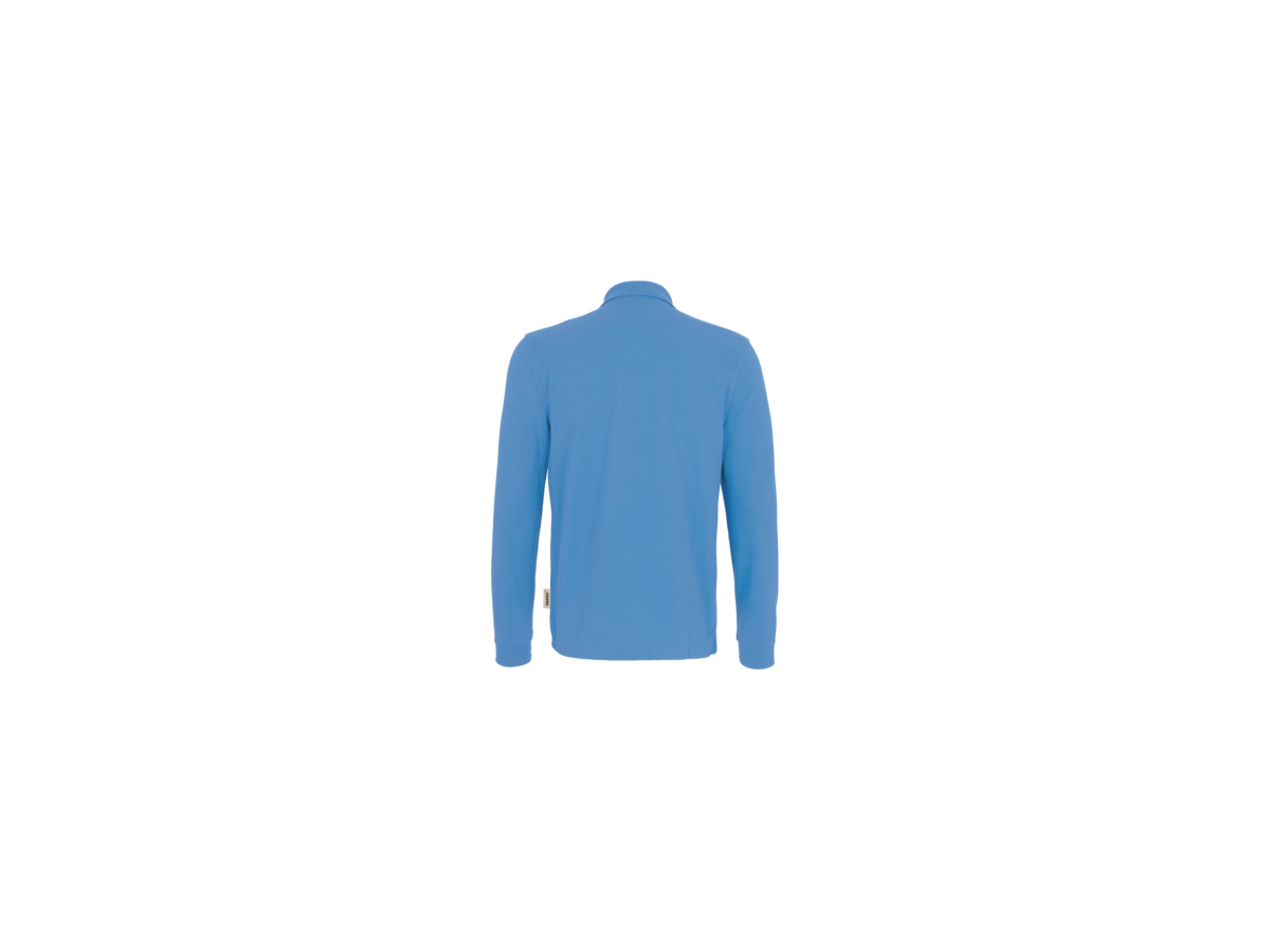 Longsleeve-Polosh. Perf. 4XL malibublau - 50% Baumwolle, 50% Polyester, 220 g/m²