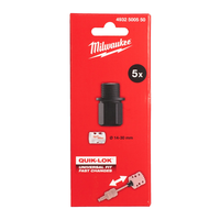 Adapter MILWAUKEE QUIK-LOK Grösse S - 1/2"x20 mm, Pak à 5 Stk.