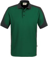 Poloshirt Contrast Perf. 2XL tanne/anth. - 50% Baumwolle, 50% Polyester, 200 g/m²