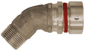 Geopress Bogen 45° - mit Aussengewinde