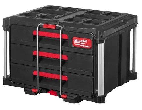 Koffer Packout mit 3 Schubladen - Milwaukee