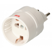 Reiseadapter T12 CH-D weiss