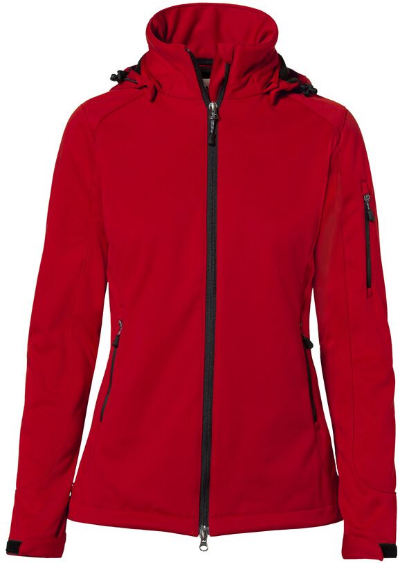 Women-Softshell-Jacke Alberta Interlock- - 3-Lagen-Laminat aus 100 % Polyester