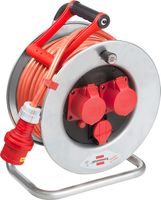 Kabelrolle Garant 25 m 400V/16A CEE IP55 - AT-N07V3V3-F 5G2.5 Orange,1xT25/2xCEE
