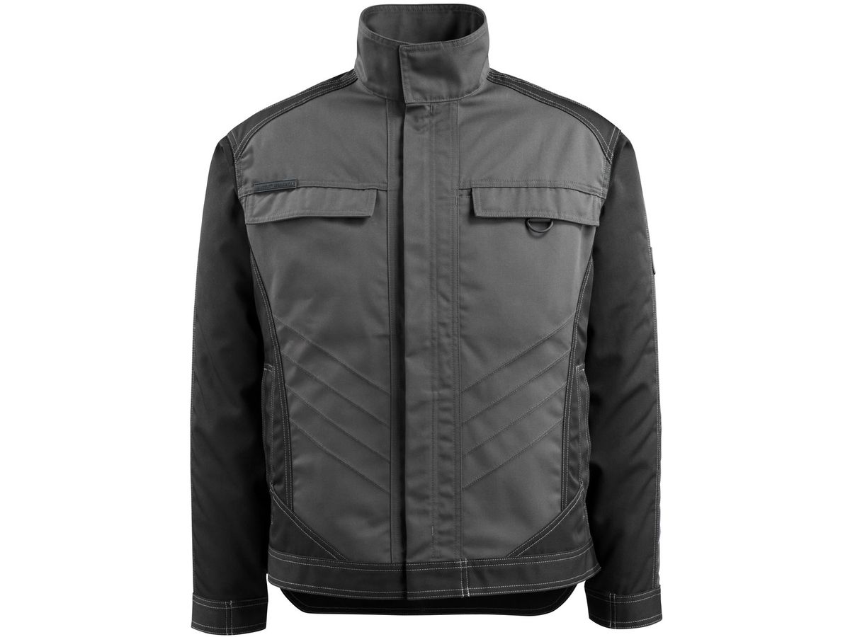 Fulda Arbeitsjacke, Gr. M - dunkelanthrazit/schwarz, 65% PES/35% CO