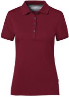 Cotton Tec Damen Poloshirt, Gr. 2XL - weinrot
