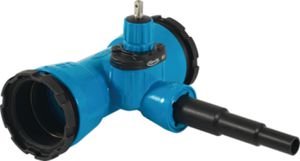 Combi-T mit Schraubmuffen PN 16  DN 100 - Abgang PE-Anschweissende universal  4361