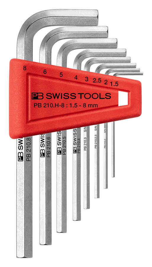 Winkelschraubenzieherset PB 210 bis Gr.8
