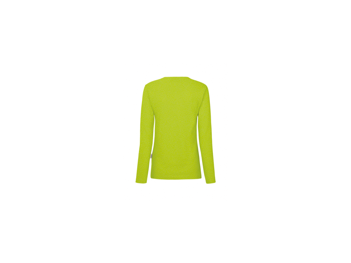 Damen-Longsleeve Performance Gr. S, kiwi - 50% Baumwolle, 50% Polyester, 190 g/m²