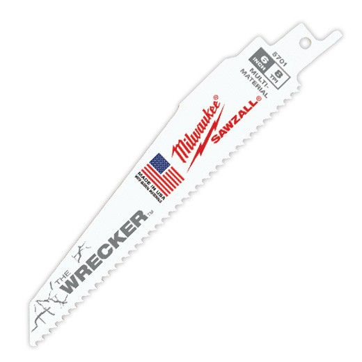 Bimetall-Kobalt-Säbelsägeblatt MILWAUKEE - für Metall