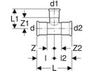 MPF-Tee 28-22-28 mm Nr. 21211