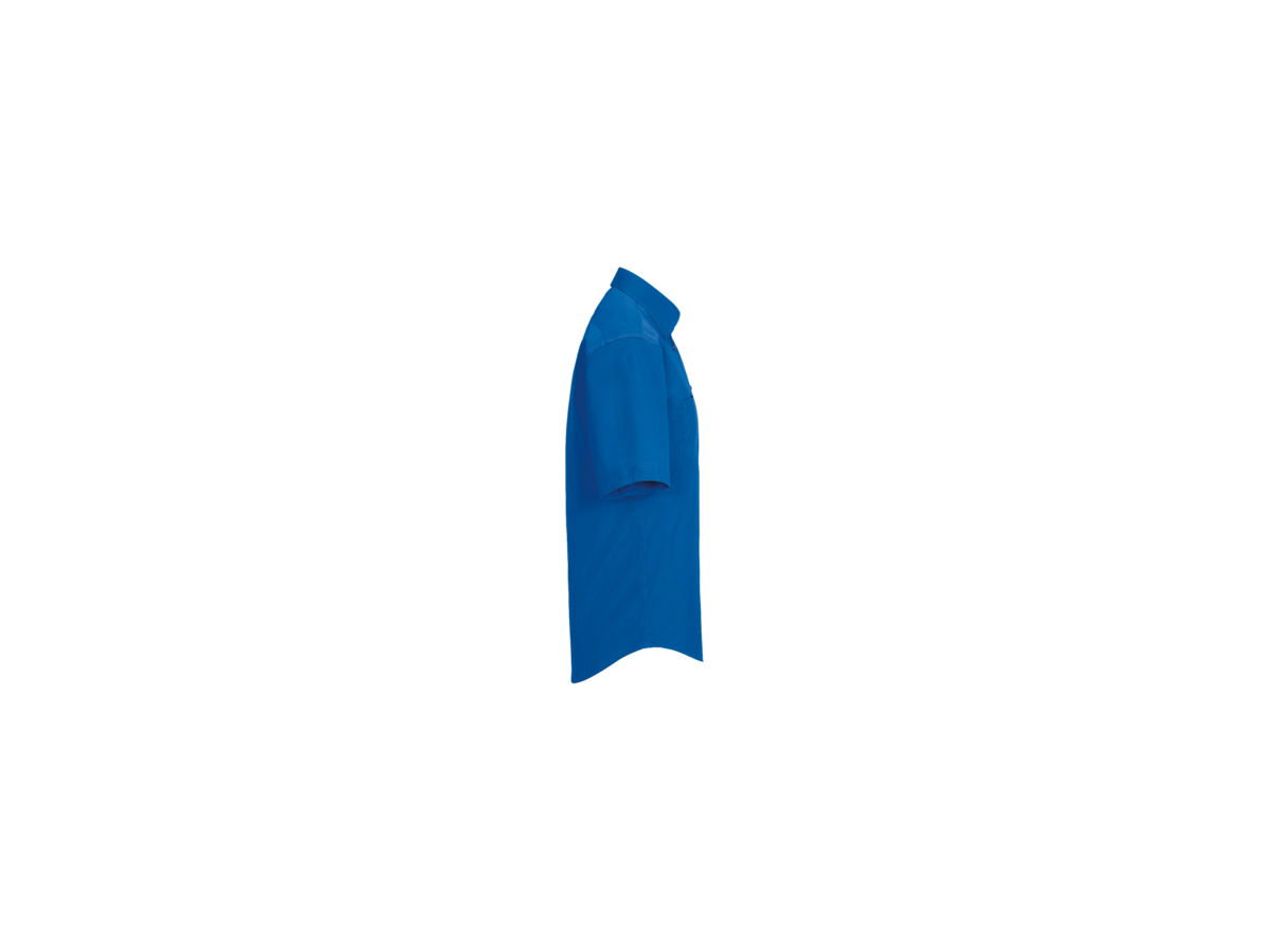 Hemd ½-Arm Perf. Gr. 5XL, royalblau - 50% Baumwolle, 50% Polyester, 120 g/m²