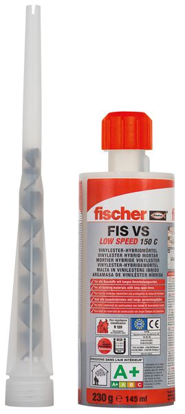 Montagemörtel 150 C SET - "fischer"  Pak. à 1 Stk."