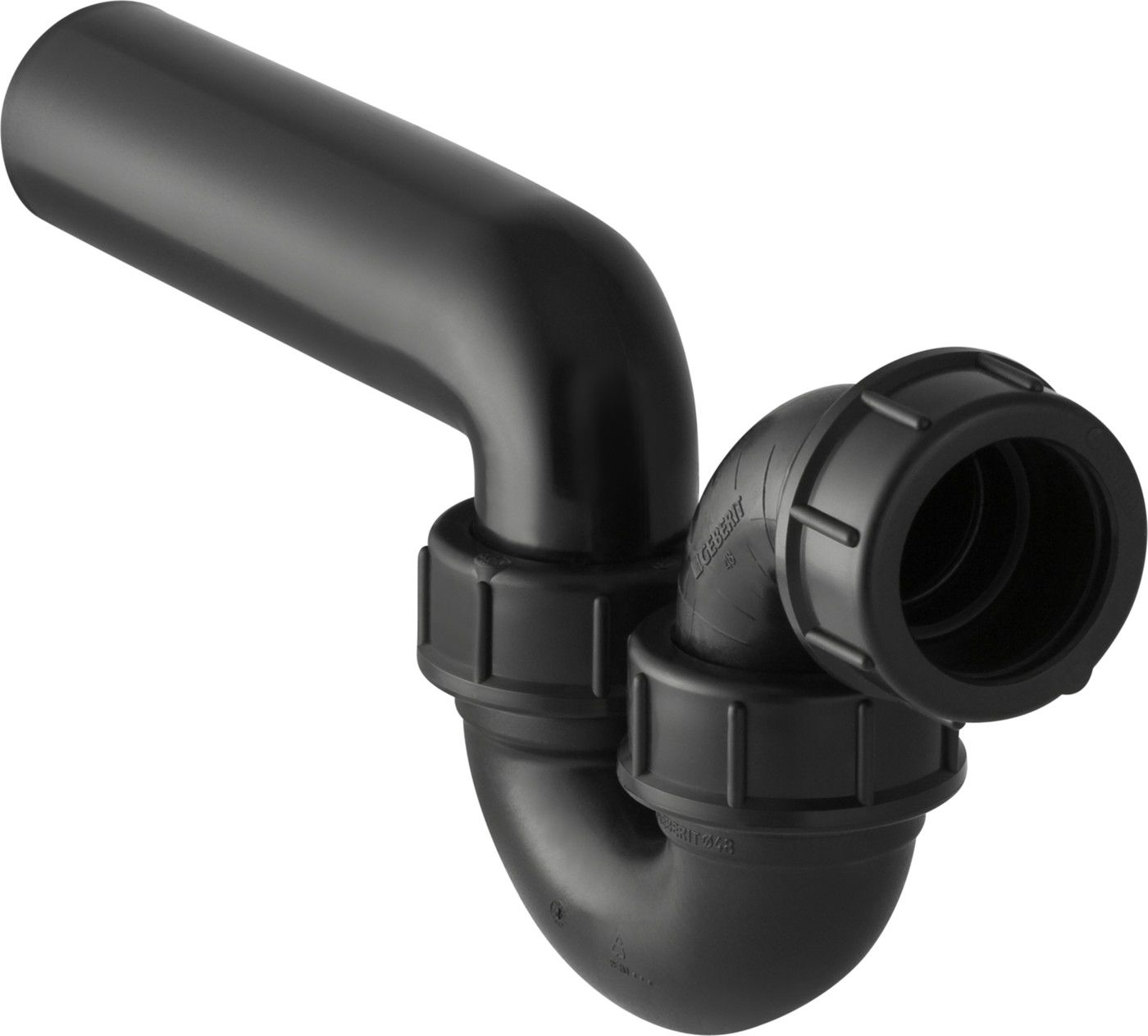 Geberit PE Sifon, waagrecht/waagrecht