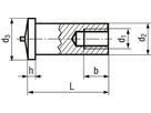 Schweissbüchse KN226 M4x5/8 mm - mit IG, WELKO