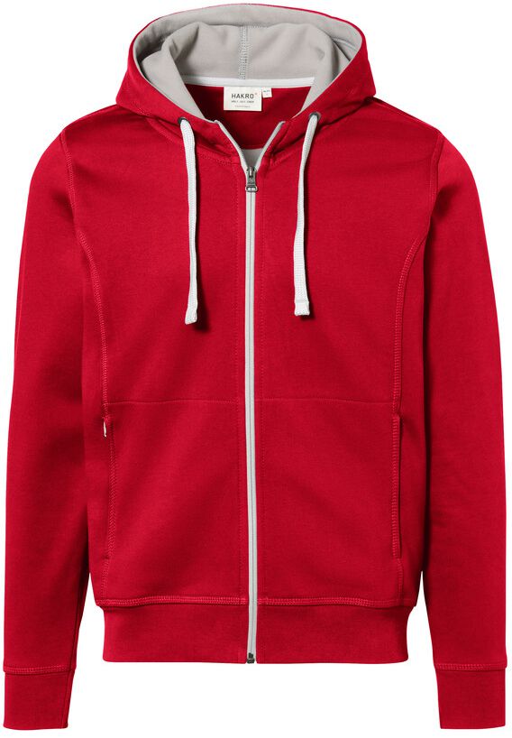 Kapuzen-Jacke in Bonded-Qualität - 45 % Baumw. 55 % Polyest. Gr. XS-3XL