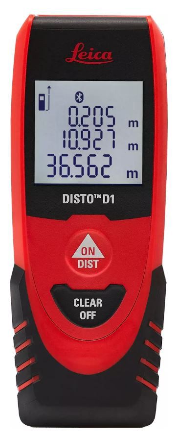 Lasermeter Leica Disto D1 - Arbeitsbereich bis 40m