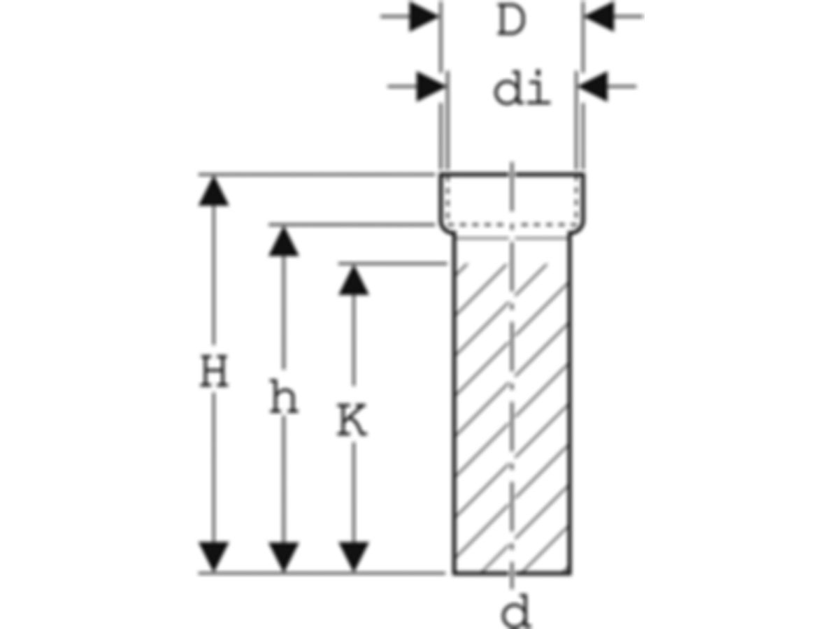 Geberit Bodenklosettstutzen 110