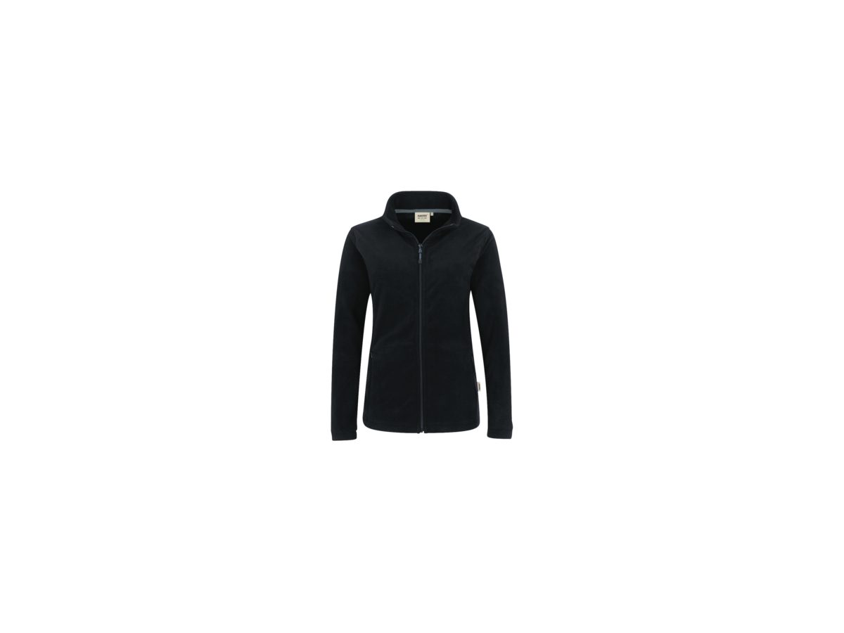 Damen-Fleecejacke Delta Gr. L, schwarz - 100% Polyester, 220 g/m²