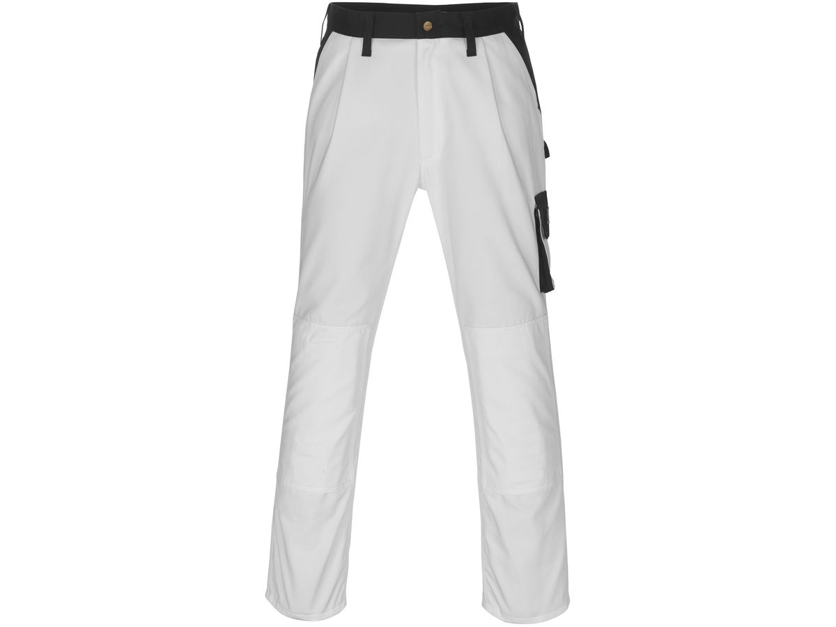 Torino Bundhose weiss/marine Gr. 82C54 - 65% Polyeste / 35% Baumwolle