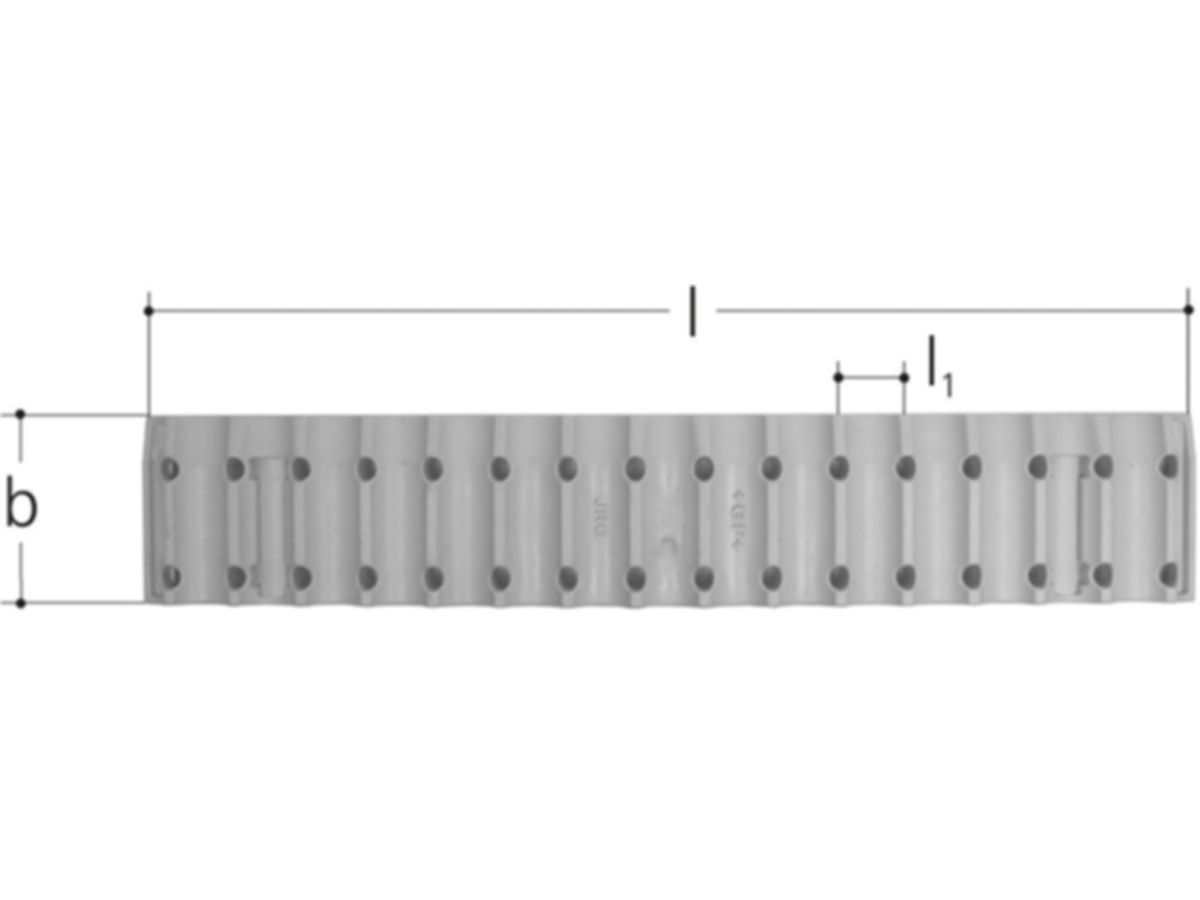 Rohrstützbalken mehrfach 16-20 mm