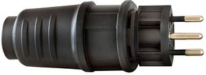Schutzkontakt-Gummistecker 230V/10A