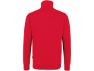 Zip-Sweatshirt Premium Gr. 6XL, rot - 70% Baumwolle, 30% Polyester, 300 g/m²