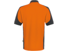 Poloshirt Contrast Perf. S orange/anth. - 50% Baumwolle, 50% Polyester
