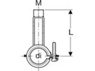 PushFit Befestigungs-Set Verteiler - gekröpft