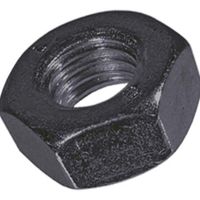 Sechskantmuttern 0,8 d Stahl 10 schwarz - DIN 934