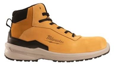 Sicherheits-Schnürstiefel braun - Milwaukee, FLEXTRED S3S, Leder