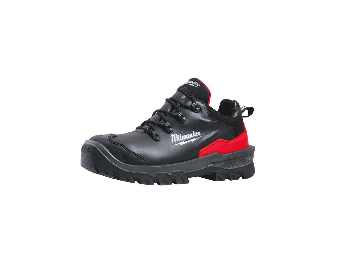 Sicherheits-Halbschuh Gr. 42 schwarz - Milwaukee, ARMOURTRED S3S Leder