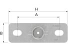 Grundplatten FLAMCO SRG 2 - mit Innengewinde