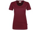 Damen T-Shirt Classic, Gr. XS - weinrot