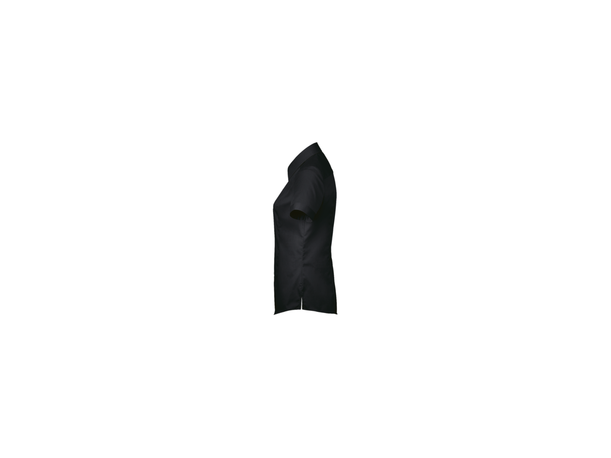 Bluse ½-Arm Business Gr. M, schwarz - 100% Baumwolle, 120 g/m²