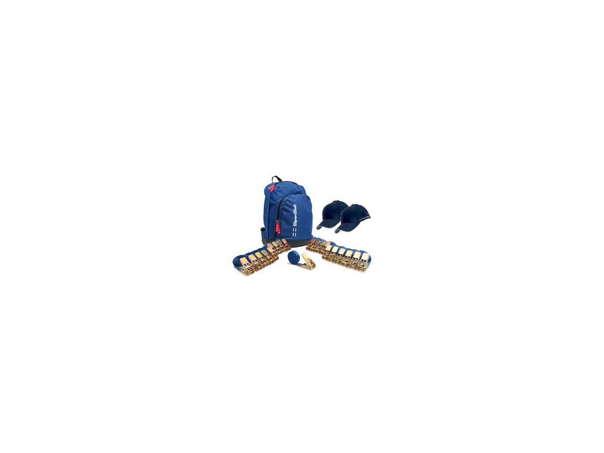 Umreifungsgurtenset in Rucksack - 20x SpanSet Typ 20004-1P5 25 mm breit