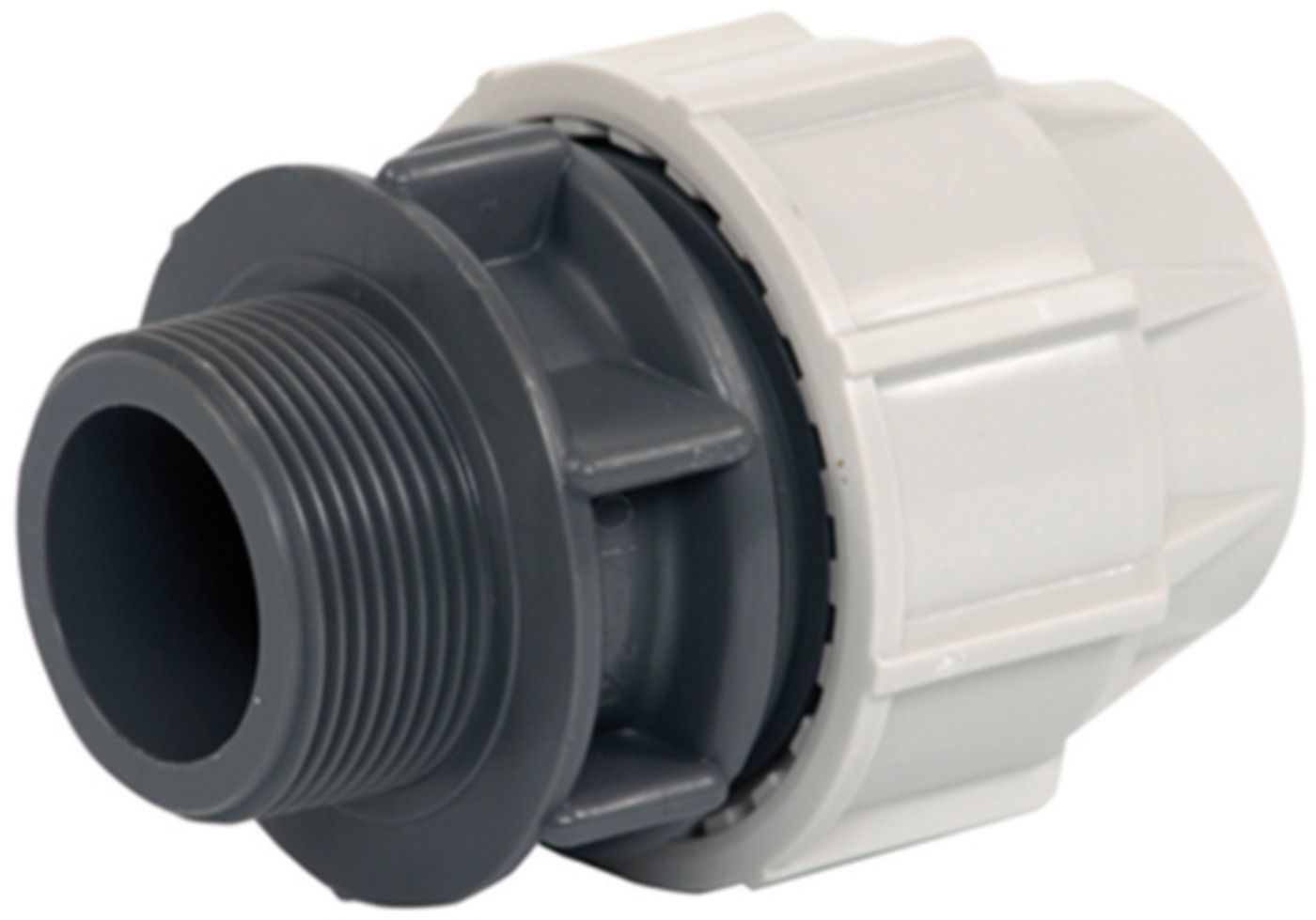 Anschlussverschraubung PLASSON mit AG - Typ 7020