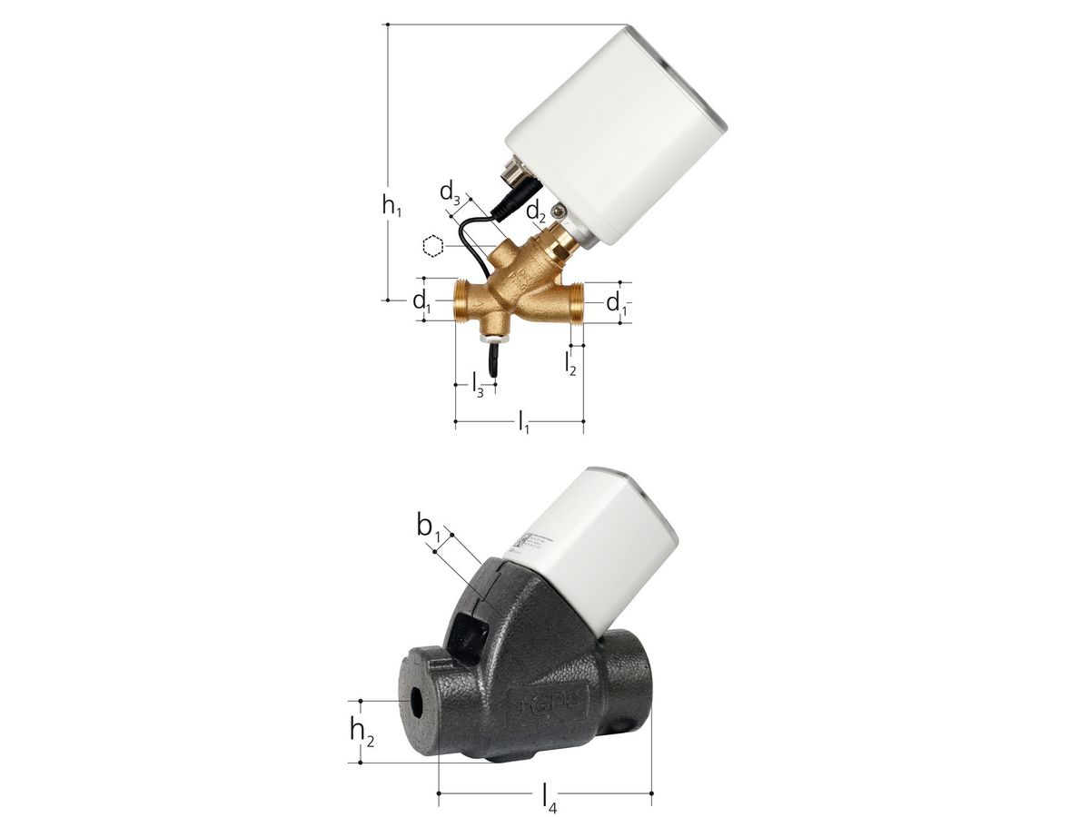 Hycleen LegioTherm 2T - Zirkulationsventil m.Controller DN 15