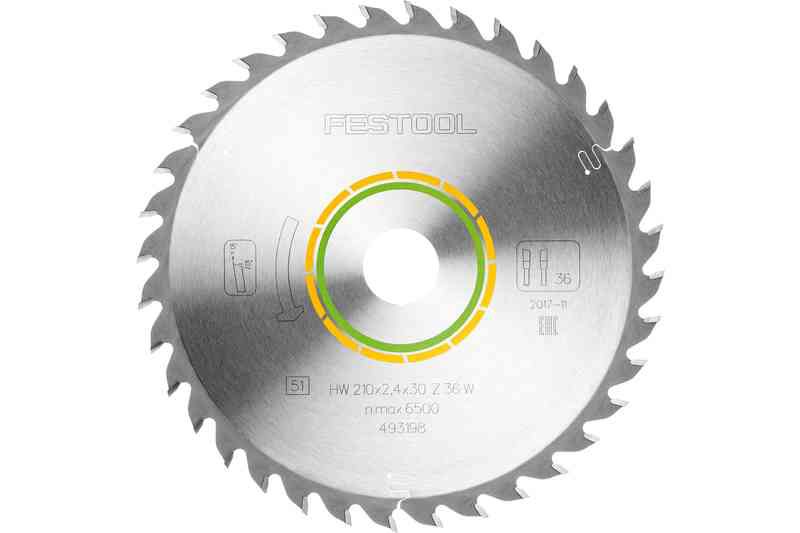 Kreissägeblatt HW 210x2.4x30 W36 - Festool