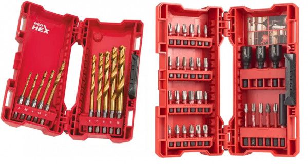 Metallbohrerkassette HSS-G Thunderweb - 10-tlg. mit 1/4" +Bit-SET 33-tlg.